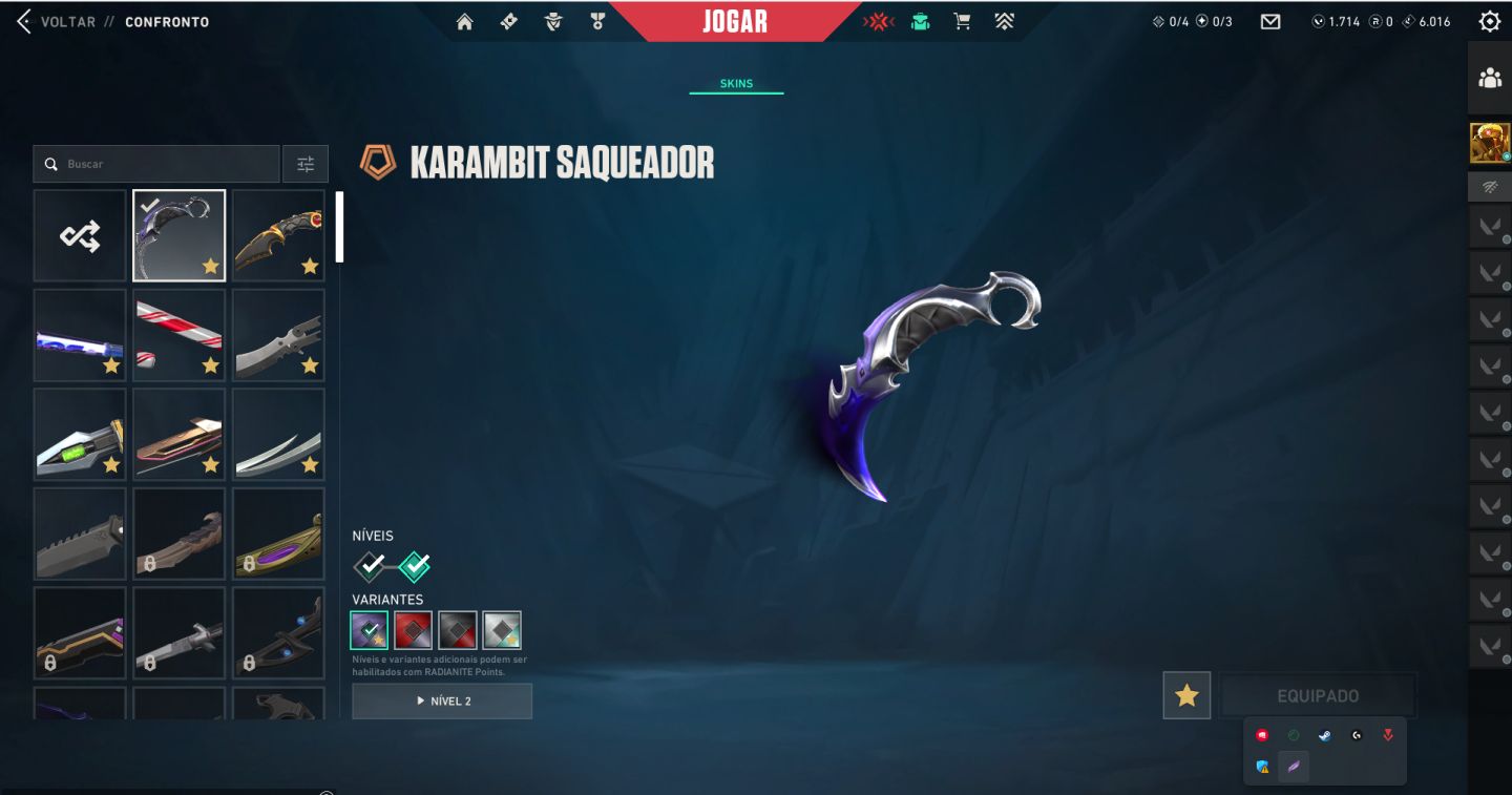 CONTA VALORANT FULL ACESSO MAIS DE 35 SKINS FULL ACESSO