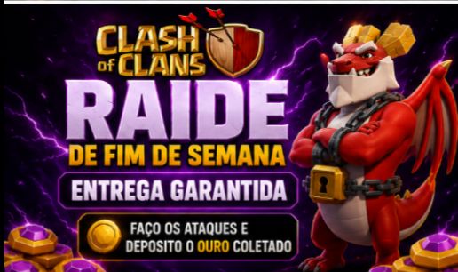 SERVIÇO DE RAIDE + DEPÓSITO DE OURO
