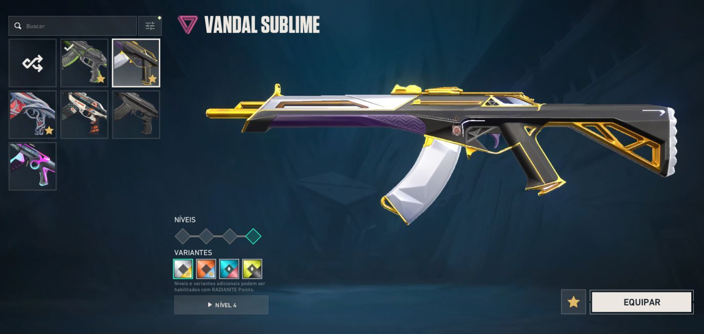 Conta Valorant com Skins - Lvl 82 - + de MIL REAIS GASTOS - Pacote champions 26