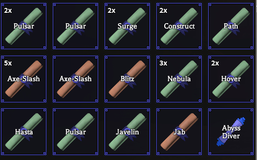 Arcane Odyssey (Scrolls, Spells, Techniques)