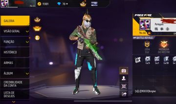 CONTA DE FREE FIRE (Barbinha, angelical, fitinha e etc)