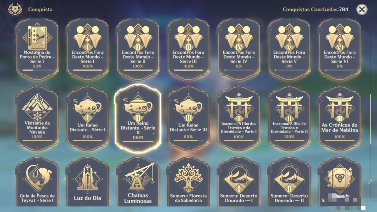 Conta Genshin Impact - AR 58 (16 personagens 5 estrelas + 7 armas 5 estrelas)