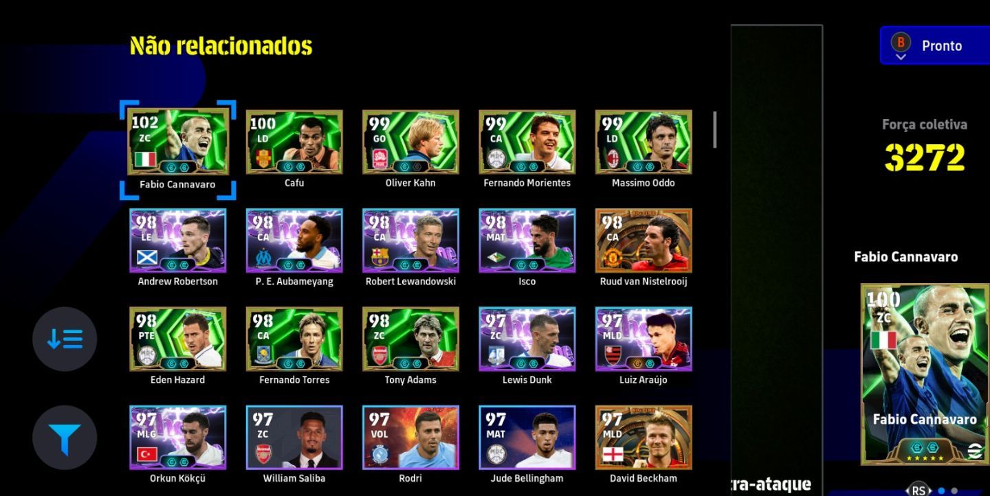 CONTA - EFOOTBALL STEAM - 36 ÉPICOS/BIG TIME (IBRA 109, PELÉ 107, GULLIT)