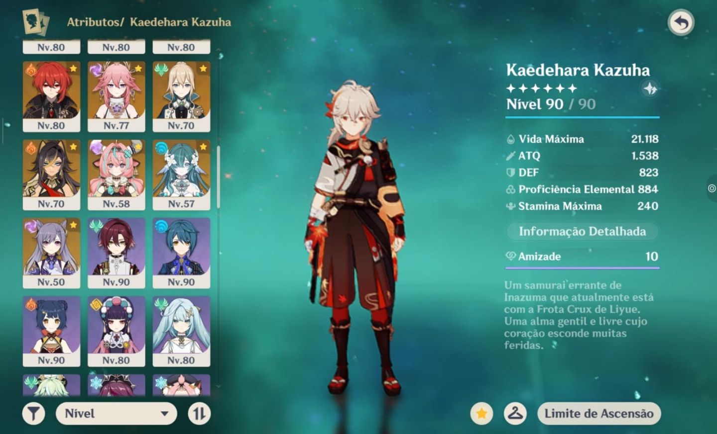 Conta de genshin ar60 endgame