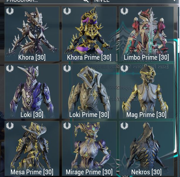 CONTA WARFRAME MR 21