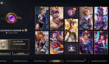 CONTA GRÃO-MESTRE | MAIN SUP | VÁRIAS SKINS
