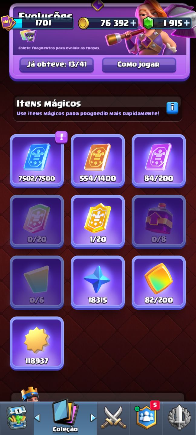 MINHA CONTA DE CLASH ROYALE PROFISSIONAL CRL 2025