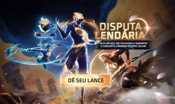 [MAIS BARATO] SKIN EVOLUTIVA(eclipse solar)NO FREE FIRE !!!