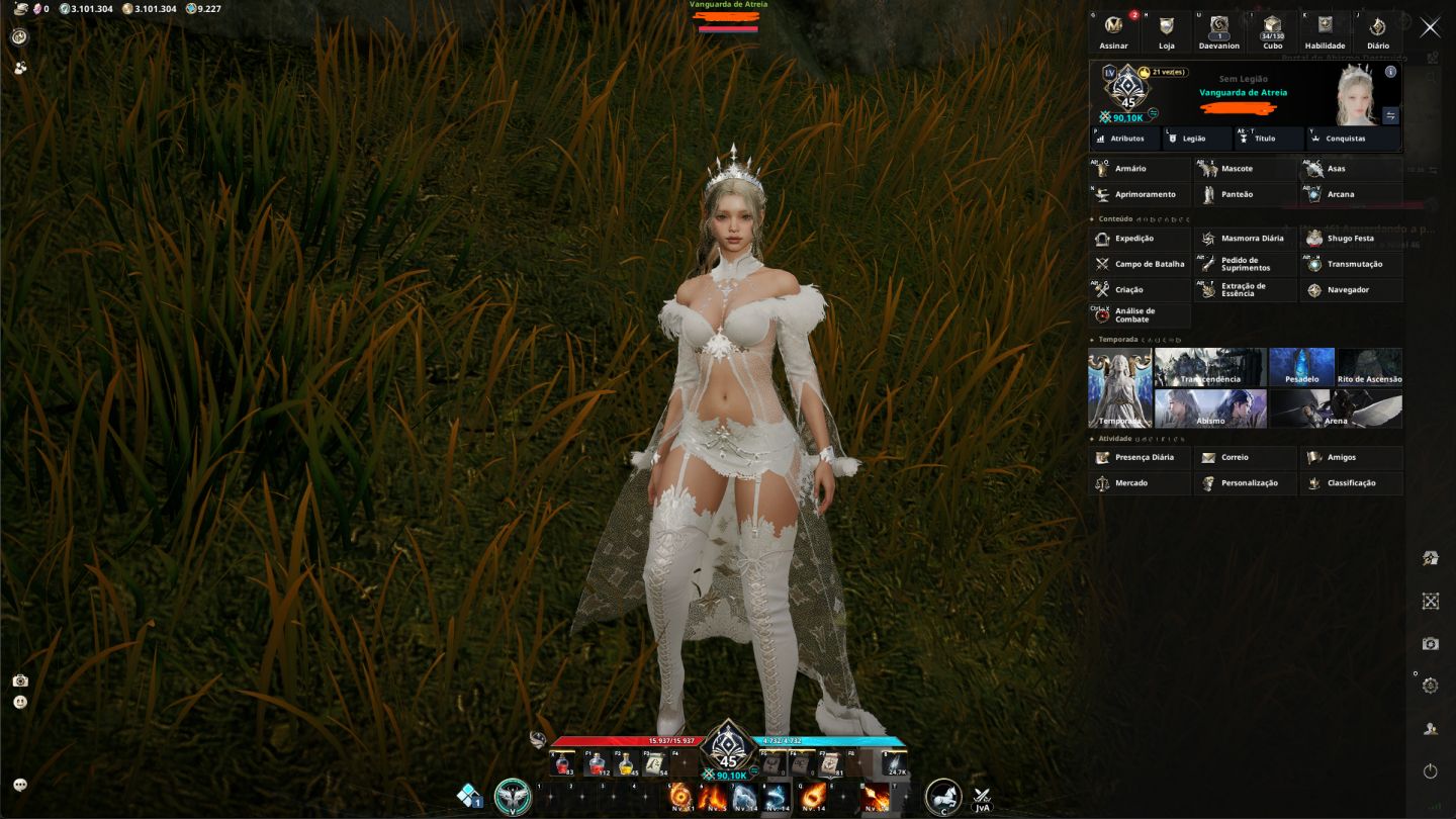 Conta Aion 2 Founder Ultimate, Mago, 2100 Gs, 90K+ Power, Elyos (Vaizel- Sa)
