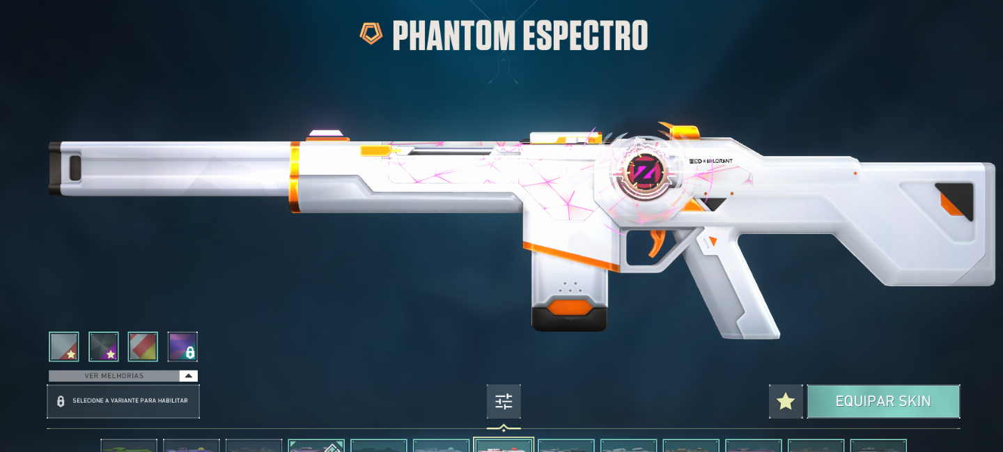 Conta com diversas skins, sem jogar a alguns meses