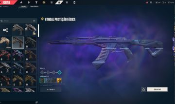 Conta VALORANT Full Acesso com Faca e Vandal Proteção Fásica + 6 skins