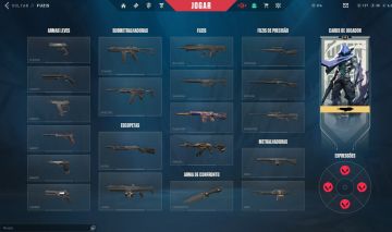 CONTA VALORANT RADIANTE 3 SKINS MMR ALTO