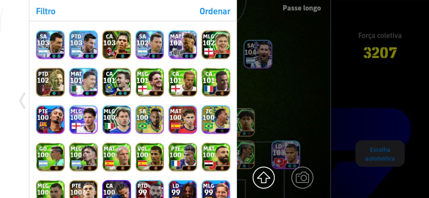 Conta de efootball com CR7 big time entre outros muito bons tbm