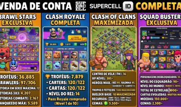 Conta Supercell ID (Brawl, Clash, COC)