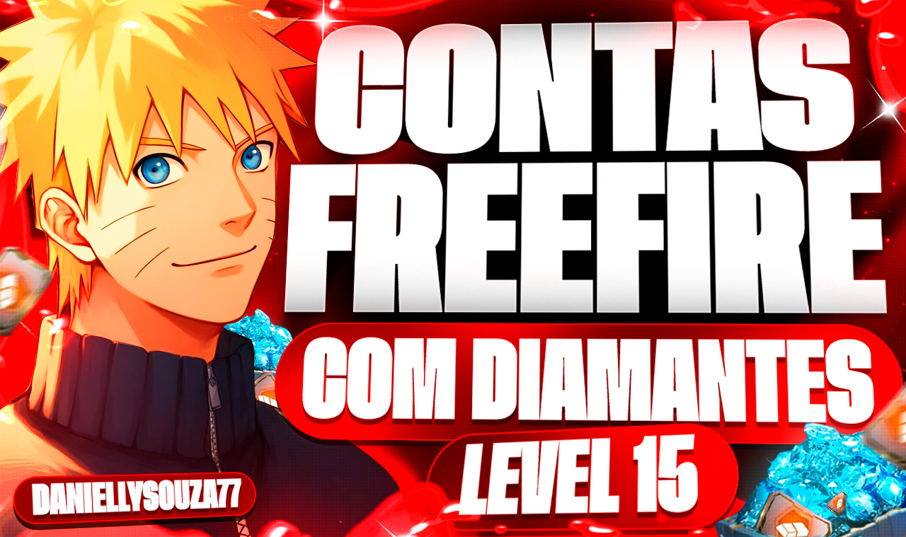 CONTAS FREE FIRE LV15 NO SEU GOOGLE OU MODO GUEST