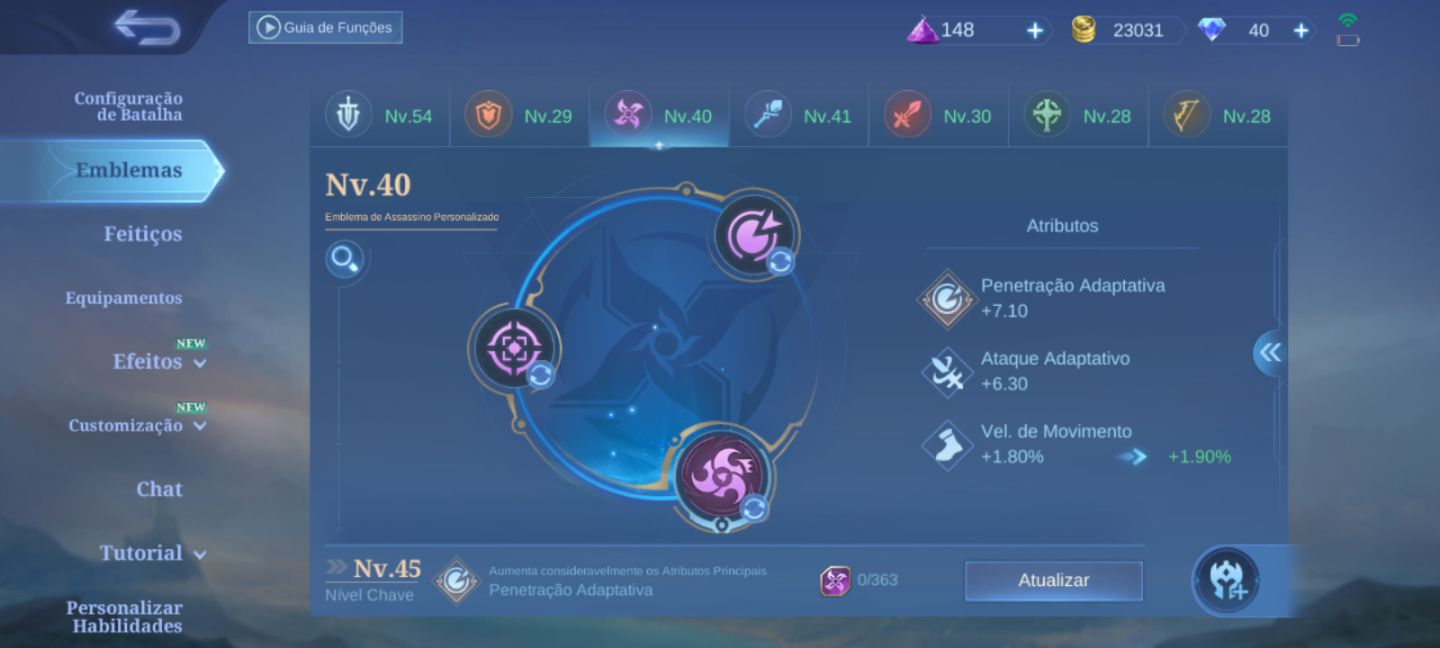 CONTA ITACHI SKIN MLBB PROMOÇÃO!!!
