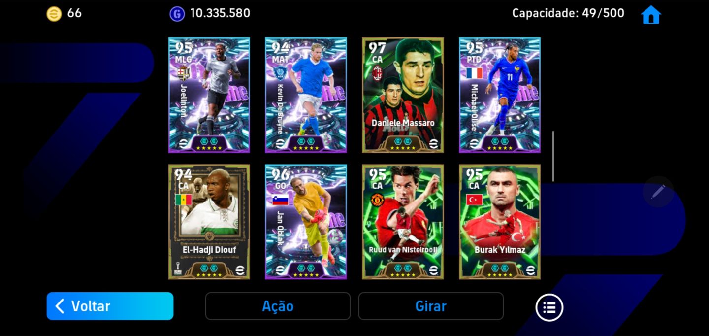 CONTA DE eFOOTBALL