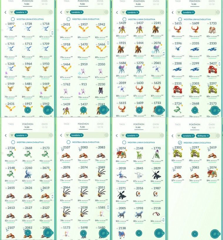 CONTA POKEMON GO LEVEL 54 | 90 LENDARIO | 186 BRILHANTE | LENDARIOS ANTIGOS