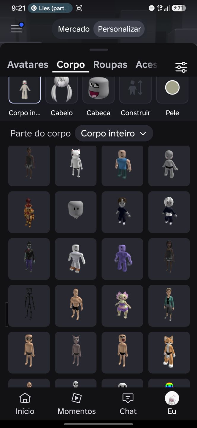 Conta roblox girl