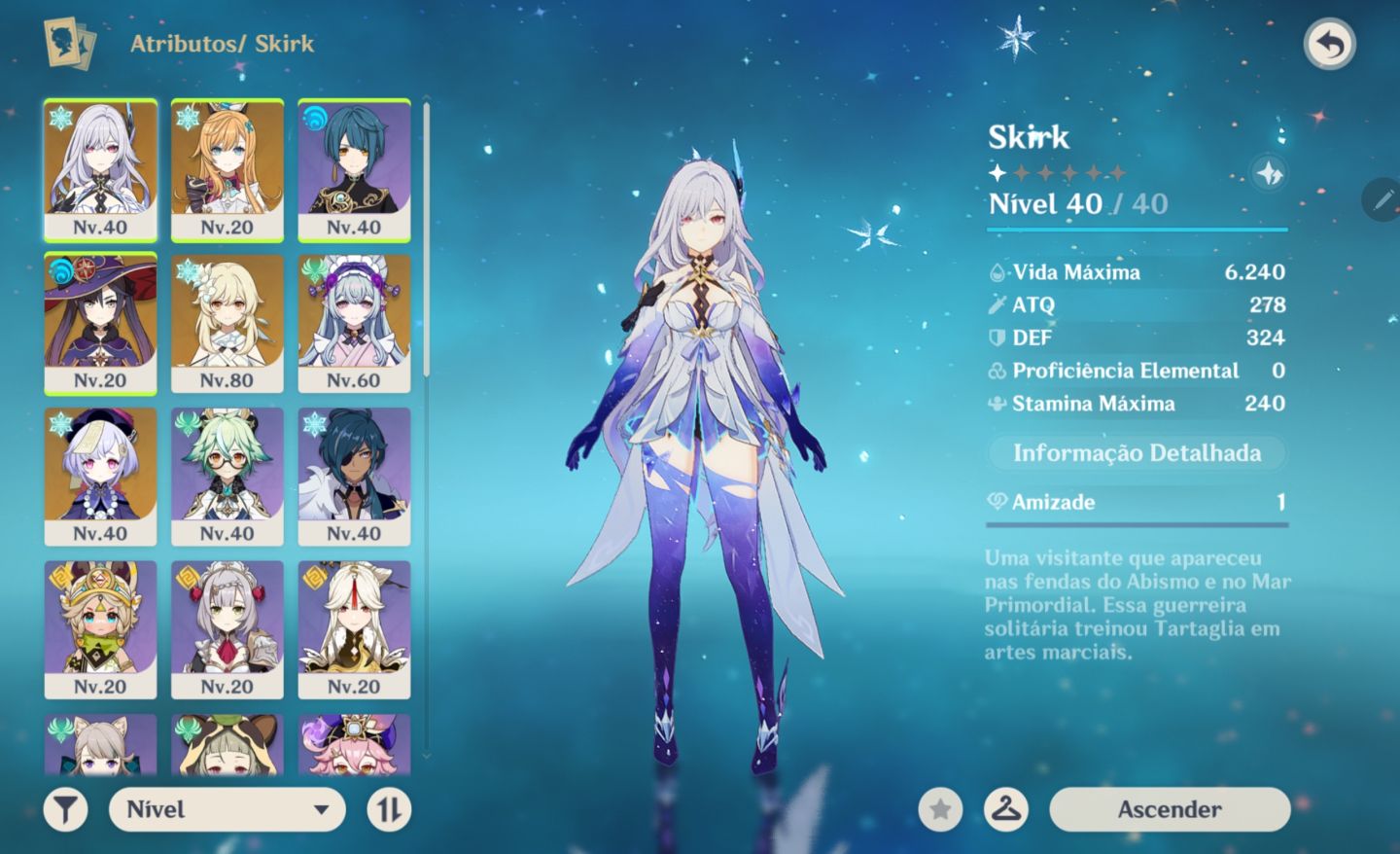 Skirk c1 + 2x bis, escofier c1 + bis, e outros