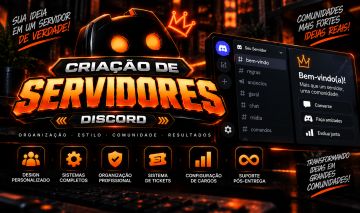 Criação de Servidores de Discord