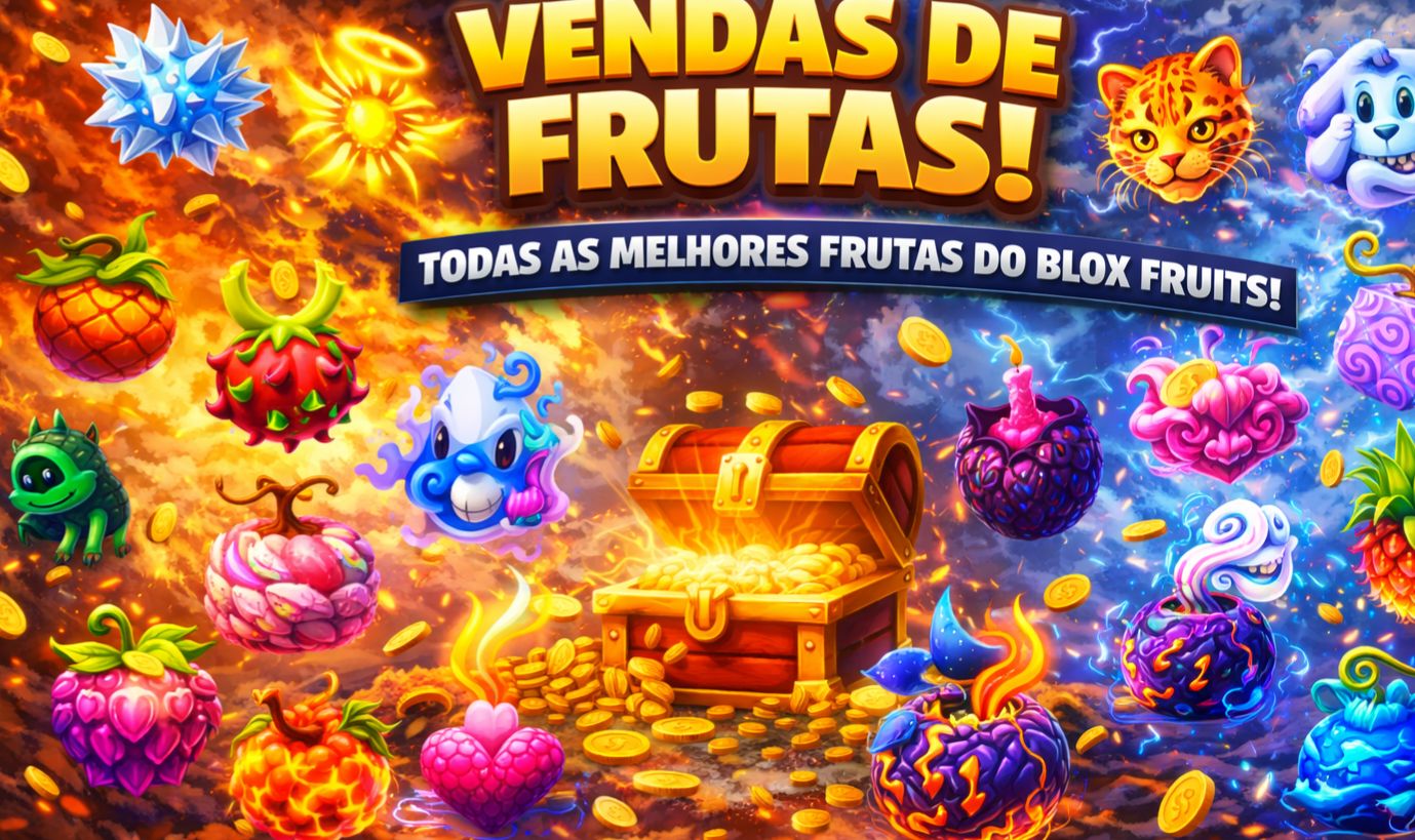 Frutas fisícas no Blox Fruits