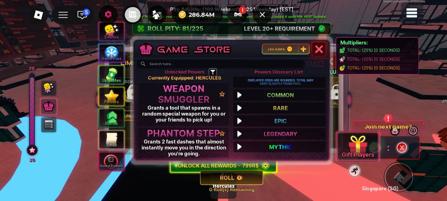 Conta de roblox ( ink game, forsaken, 99 noites na floresta, Rivails ) etc..