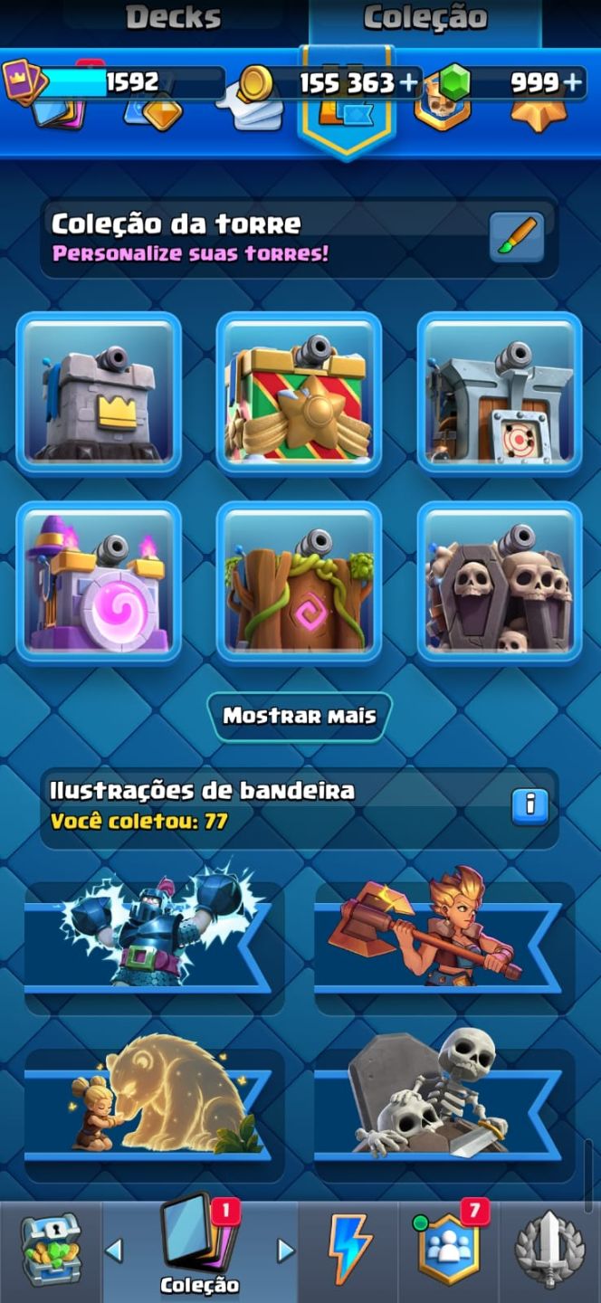 Conta Clash Royale - 6 Anos de Conta - Full Deck