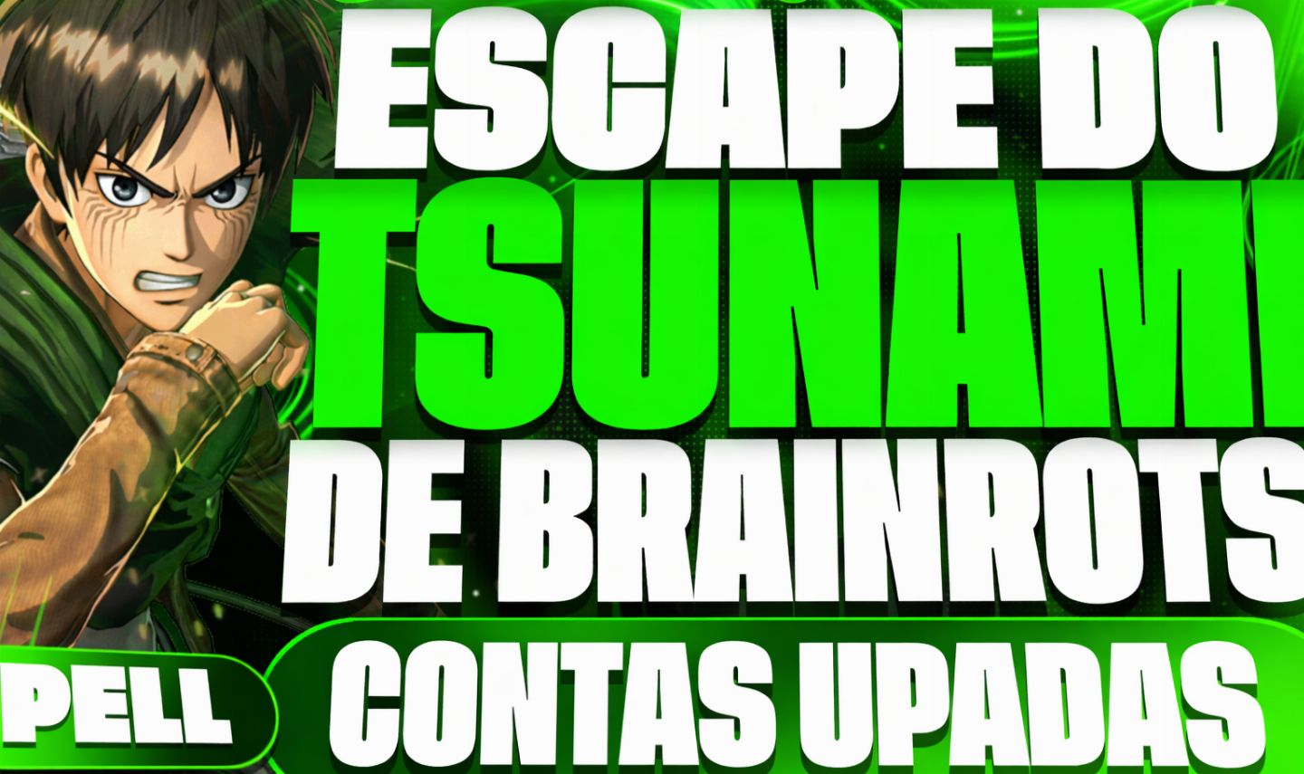 [MELHOR PREÇO] CONTAS - FUJA DO TSUNAMI PARA BRAINROTS