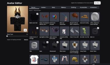 CONTA ROBLOX COM TOYCODE GOLDEN HORNS OF PWNAGE E ALGUNS ITENS