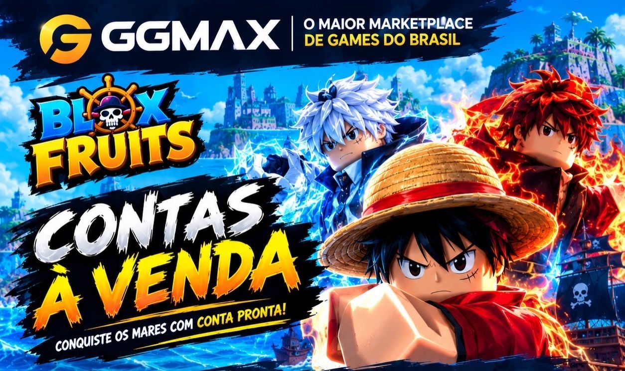 Contas Blox Fruits LV 1000/2800 + Míticas e Godhuman