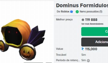 Roblox dominus formidulosus - Roblox - Outros jogos Roblox - GGMAX