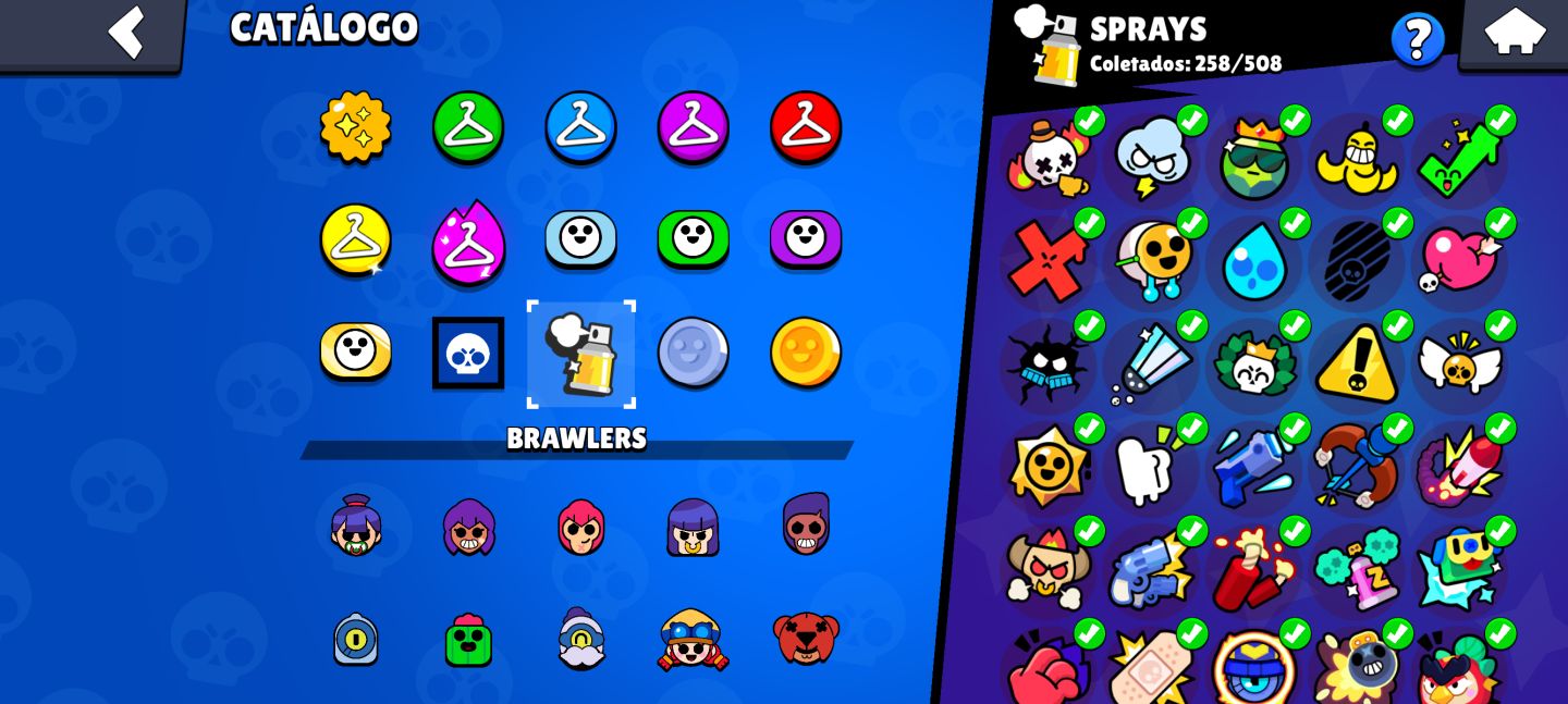 Brawl Stars 61K Troféus Conta Completa | 70 Brawlers | Muitos It