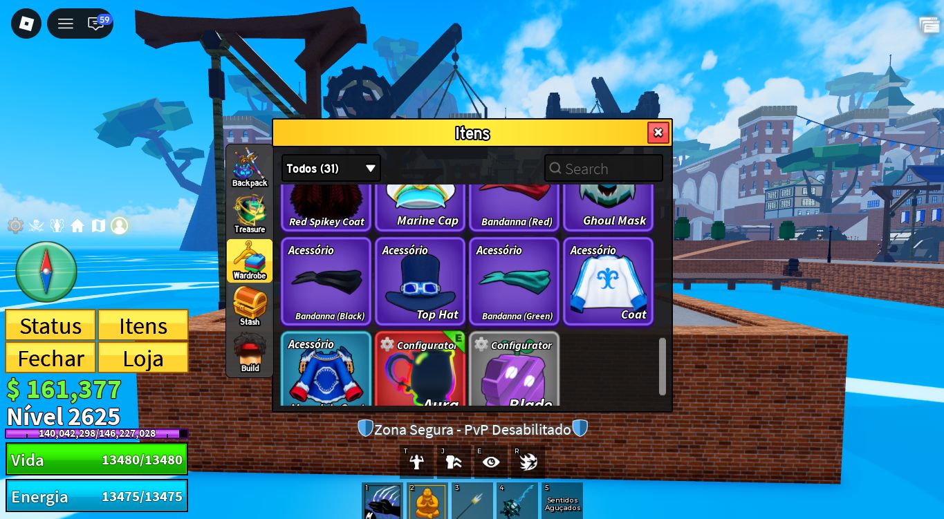Conta Roblox à venda Volleyball Legends, Blox Fruits e outros jogos