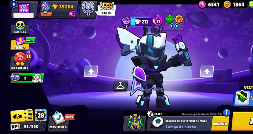 Conta Brawl stars + brinde Clash Royale