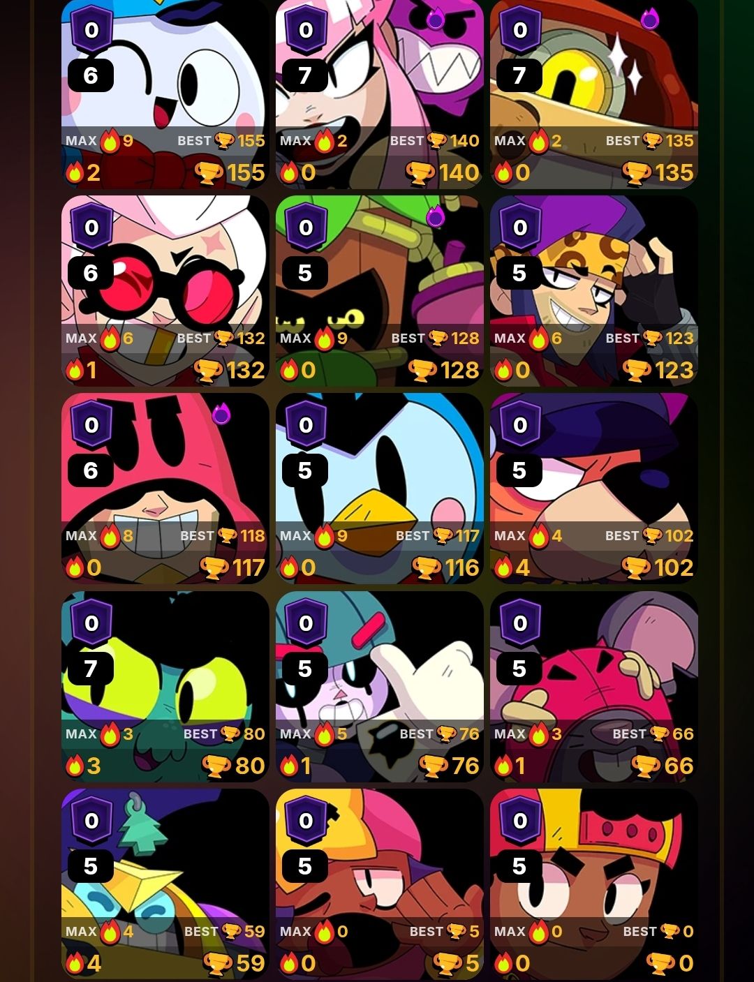 CONTA BRAWL STARS OP! DESCONTO DE 55% PRA SAIR LOGO. +85 BRAWLERS