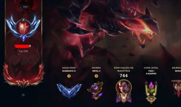 Conta de League of Legends - Diamante 2 (560 skins) Acesso total