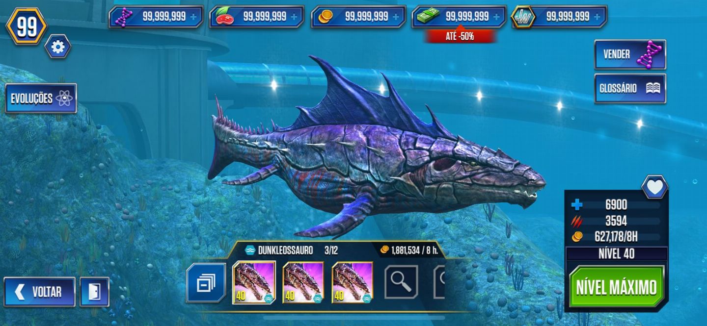 TOP 1 VENDAS - DINHEIRO/DNA's/ÂMBAR/LEALDADE E MUITO MAIS NO JURASSIC WORLD