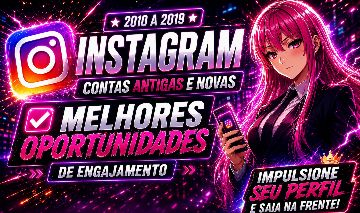 CONTAS ANTIGAS DE INSTAGRAM MUITO RARO NO MERCADO DE (2010:2020)