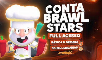 CONTA BRAWL STARS COMPLETA - COLECIONAR SKINS! [ENTREGA AUTOMÁTICA]