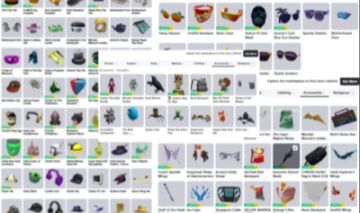 Conta Roblox de 2016 com itens raros.