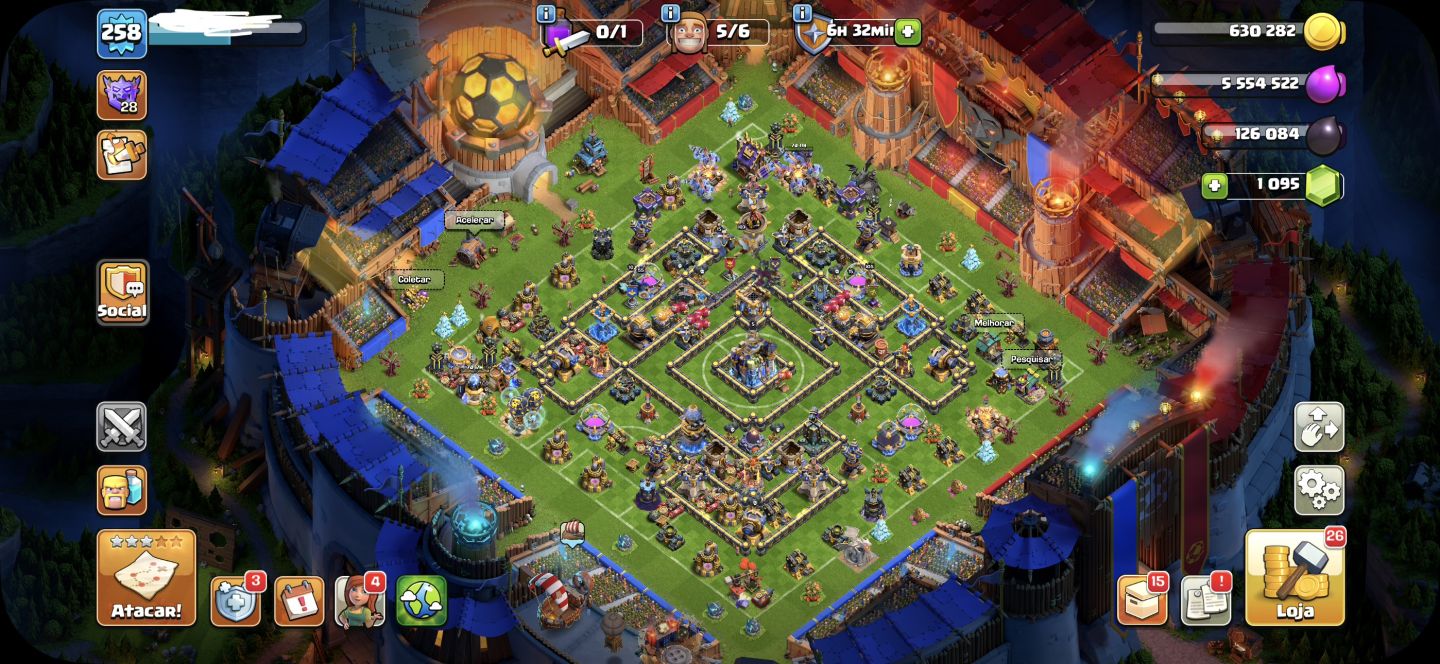 Conta Clash of Clans - CV18 | Nível 258 |