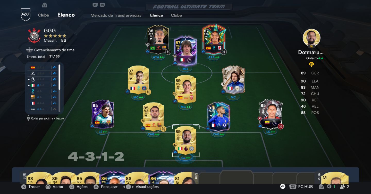 Conta Ea Sports Fc 27 Ultimate Team Pc 800K de Coins Div 3 Time Super Meta