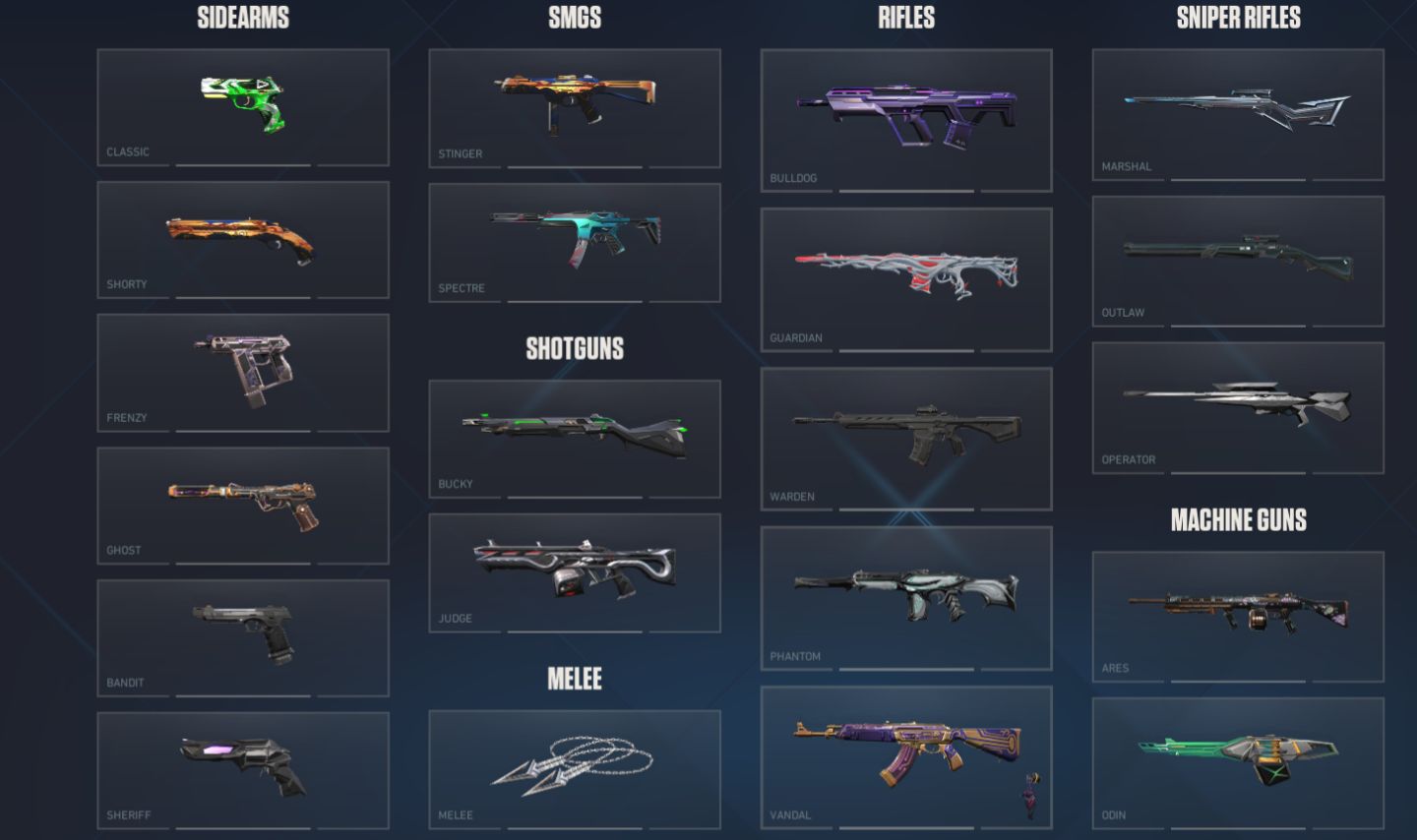 CONTA VALORANT: 3 FACAS, 5 PHANTOMS, 5 VANDAIS, GOLD 3 MAIS DE 1500 GASTOS