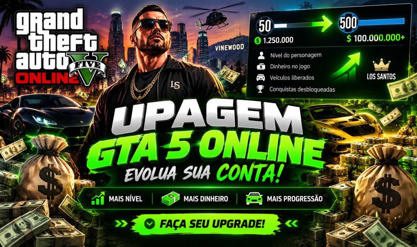 [PC Enhanced + Legacy] GTA 5 Online | Upamos sua Conta: Dinheiro, Trajes e Carro