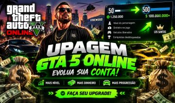 [Up de Contas] GTA 5 ONLINE PC | Unlock all + DInheiro + Carros + Trajes +Brinde