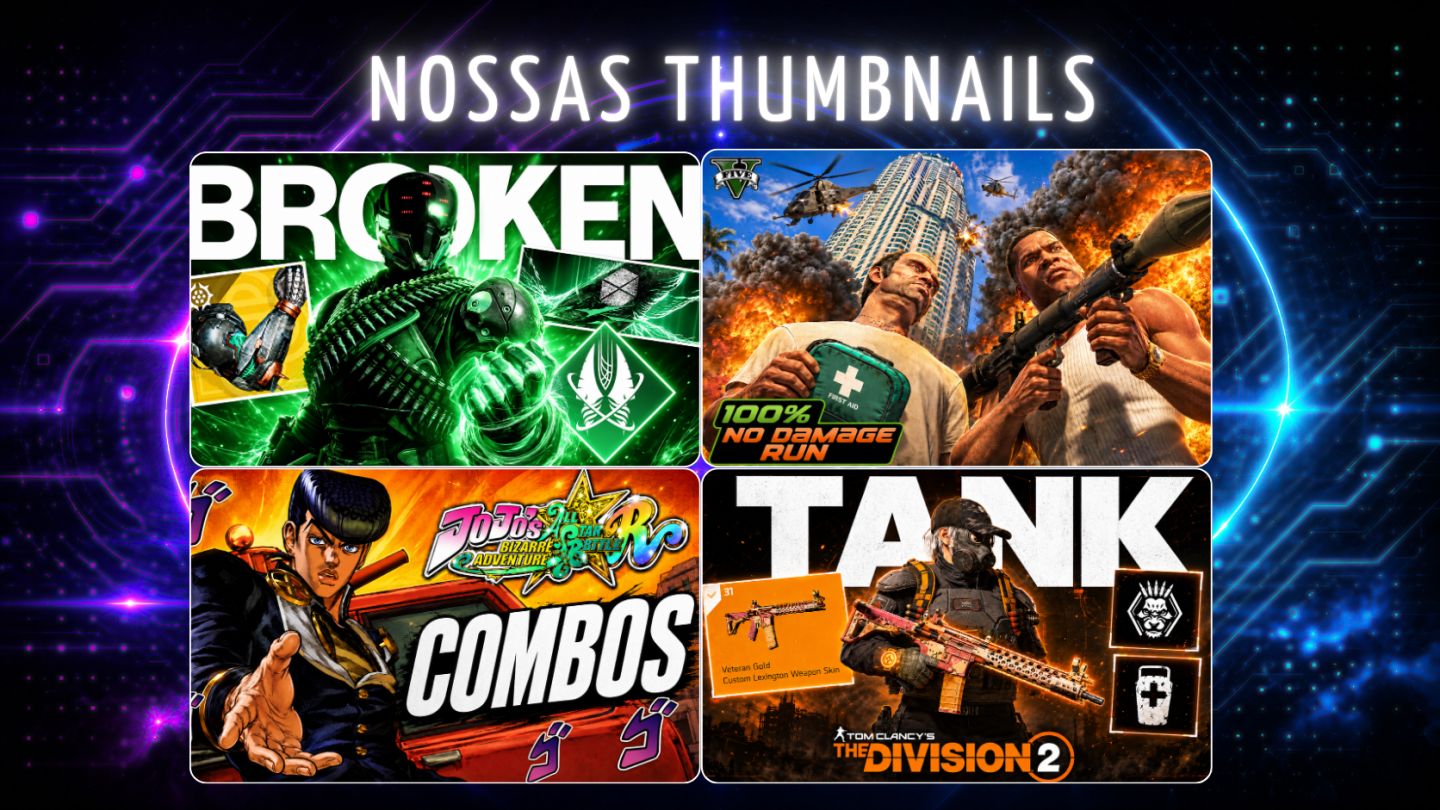 Designer Profissional - Thumbnails, Logos, Merch, Posts & Mais