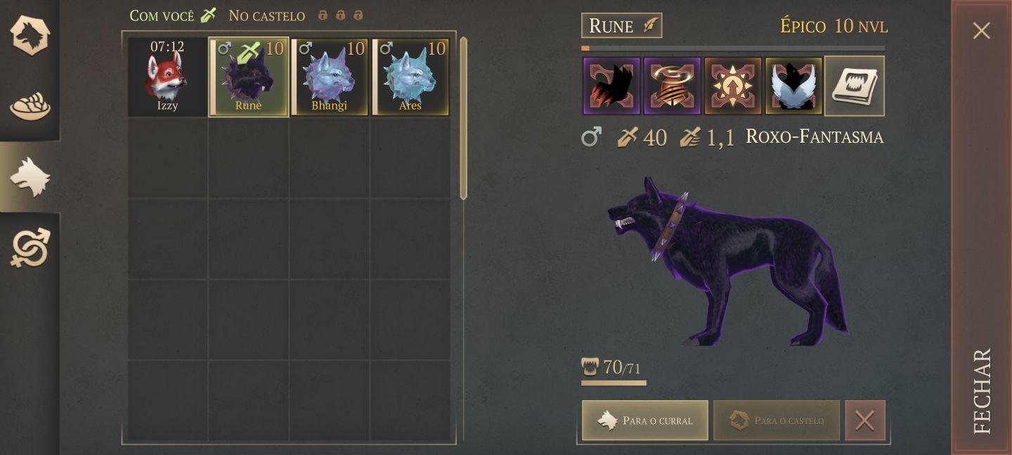 CONTA GRIM SOUL LVL MAX | 3 LOBOS ÉPICOS + 500 BAÚS LENDÁRIOS + RECURSOS TOP