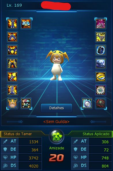 Conta LDMO - Digimon MASTER - SERVIDOR OMEGAMON