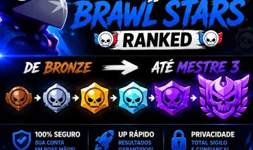 Faço elojob de ranked brawl stars prazo de 5 dias pra concluí o serviço